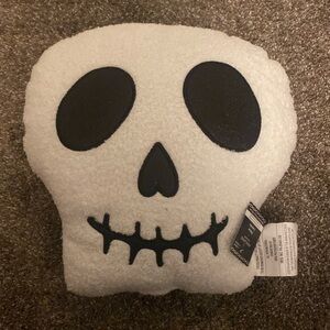 Ashland Halloween Decor Skull Pillow NWT